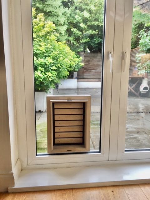 Install dog flap in glass door hotsell